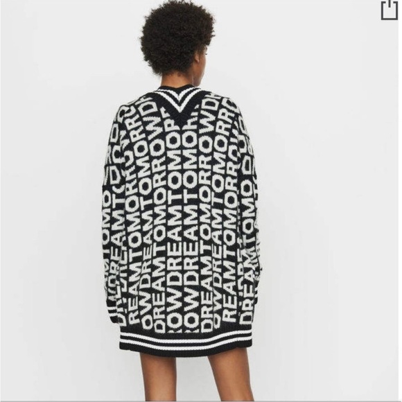 Maje Dream Tomorrow Allover Cardigan Size 1  S - Picture 7 of 16